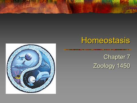 Homeostasis Chapter 7 Zoology 1450. Topics Osmoregulation Osmoregulation Endocrine regulation Endocrine regulation Thermal regulation Thermal regulation.