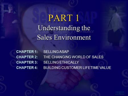 Understanding the Sales Environment