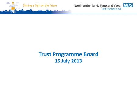 Trust Programme Board 15 July 2013. Transforming Services Key Programme Status 2 Key Risks and Issues 4 Key Benefits & Measures 3 Summary status 1 Risk/IssueMitigating.
