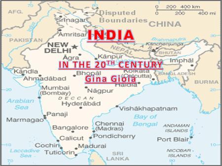 India as a colony Until 1947, India was a colony of the British Empire The Indian National Congress was an organization of Indians who represented Indian.