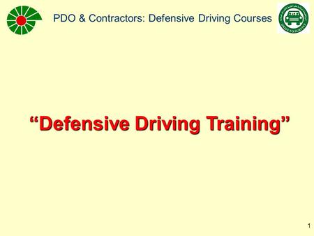 “Defensive Driving Training”