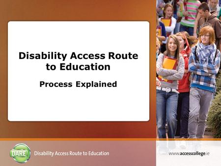 Disability Access Route to Education Process Explained.