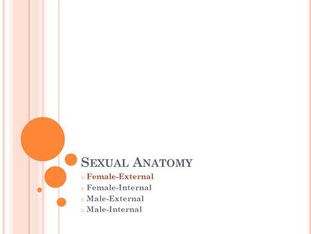 Female-External Female-Internal Male-External Male-Internal