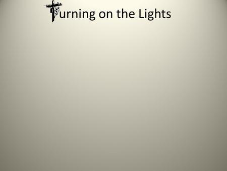 Urning on the Lights. Light Bulb urning on the Lights Light Switch.