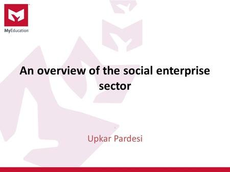 An overview of the social enterprise sector