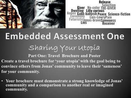Embedded Assessment One Part One: Travel Brochure and Poster