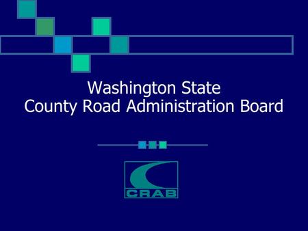 Washington State County Road Administration Board.