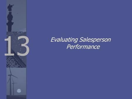 Evaluating Salesperson Performance