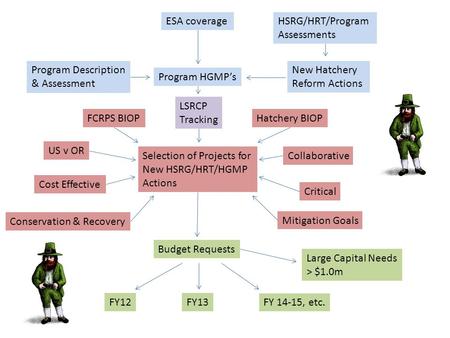 FCRPS BIOPHatchery BIOP Program HGMP’s ESA coverage New Hatchery Reform Actions Program Description & Assessment Selection of Projects for New HSRG/HRT/HGMP.