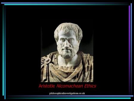 Aristotle Nicomachean Ethics