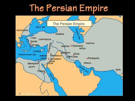 The Persian Empire. Cyrus the Great 580 – 529 B. C. E.  A tolerant ruler  he allowed different cultures within his empire to keep their own institutions.