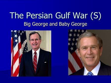 The Persian Gulf War (S)