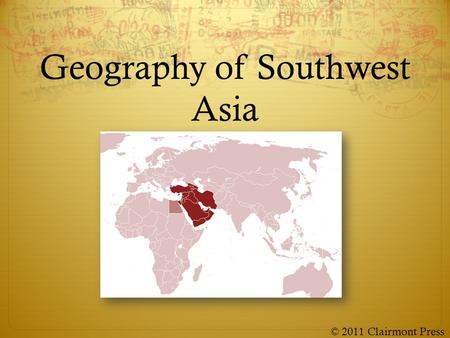 Geography of Southwest Asia