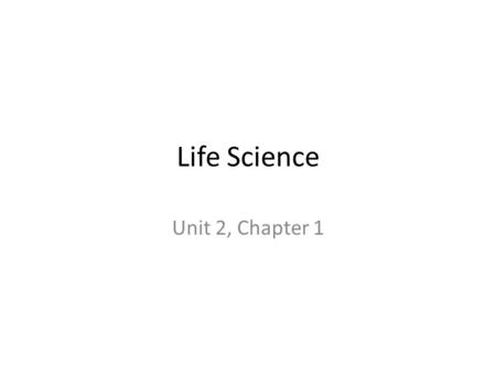 Life Science Unit 2, Chapter 1. Virus A virus is a tiny particle that contains nucleic acid encased in protein.