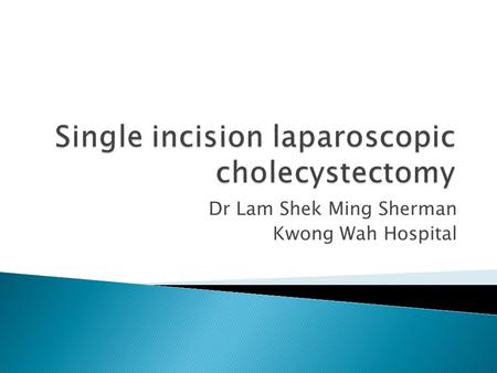 Dr Lam Shek Ming Sherman Kwong Wah Hospital.  Introduction  Review of literature  Conclusion.