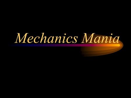Mechanics Mania Proofreading Proofreading involves applying an understanding of punctuation and capitalization rules to review written works.