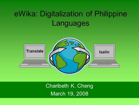eWika: Digitalization of Philippine Languages