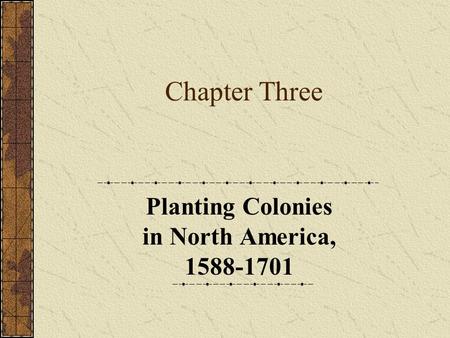Planting Colonies in North America,