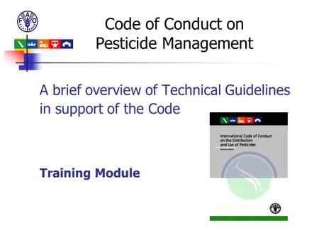 Code of Conduct on Pesticide Management