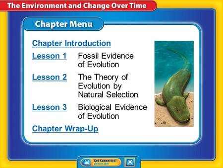 Lesson 1 Fossil Evidence of Evolution