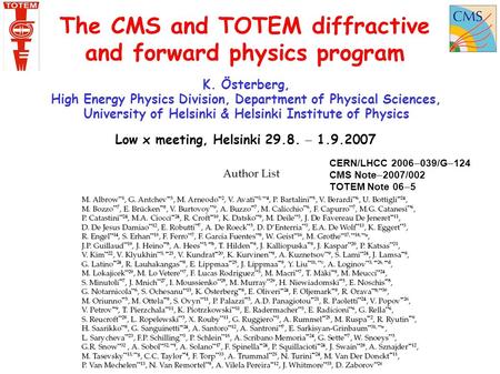 The CMS and TOTEM diffractive and forward physics program