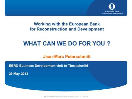 © European Bank for Reconstruction and Development 2010 |
