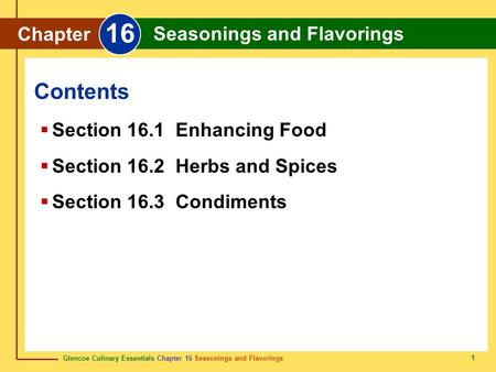 Section Enhancing Food