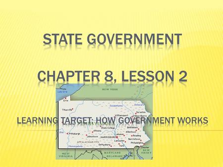  There are 50 states in the United States. Each one has its own STATE GOVERNMENT. What state do you live in? Who leads your state government?