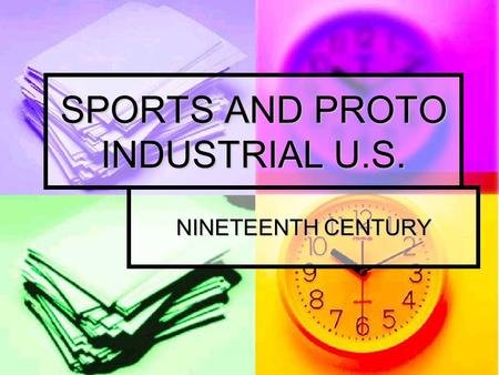 SPORTS AND PROTO INDUSTRIAL U.S.