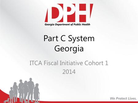 Part C System Georgia ITCA Fiscal Initiative Cohort 1 2014.