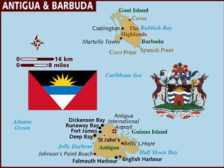 St John's – Antigua's capital city St John's Harbour.
