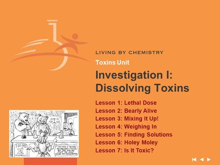 Investigation I: Dissolving Toxins