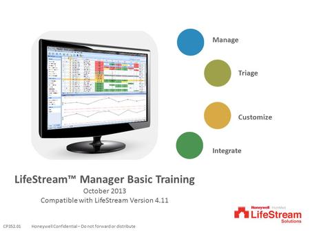LifeStream™ Manager Basic Training