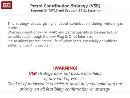 Petrol Contribution Strategy (VSR)