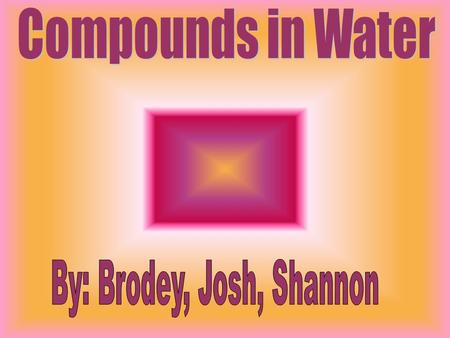 Purpose- Will different compounds form solutions in water? Independent variable- Type of compound Dependent variable- Ability to dissolve in water Copper.