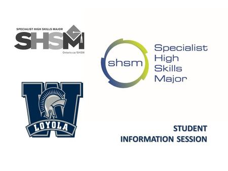 A Ministry approved specialized career focused program that allows students to acquire technical knowledge and skills in a specific area. SHSMs assist.