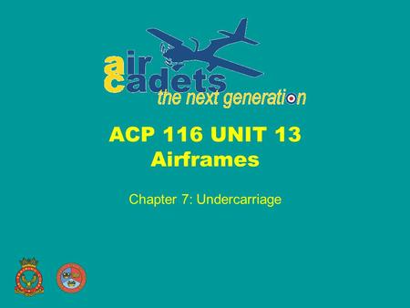 Chapter 7: Undercarriage