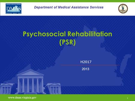 Psychosocial Rehabilitation (PSR)