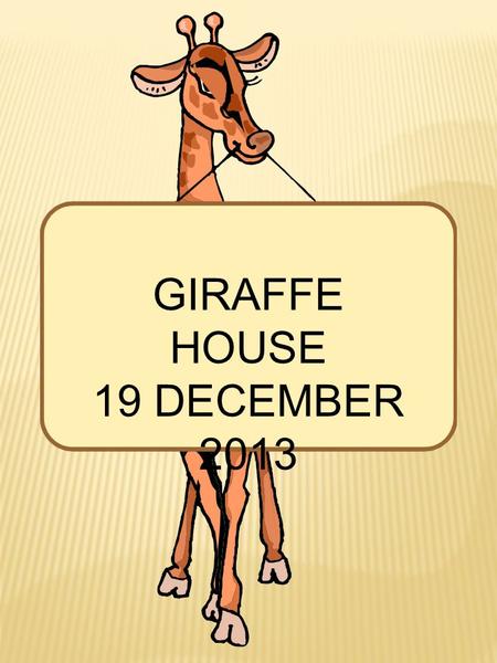 GIRAFFE HOUSE 19 DECEMBER 2013. GIRAFFE HOUSE 19 DECEMBER 2013 Jaimee, Claire, Tracy and Ganny on a visit to the Giraffe House. It looks like this is.