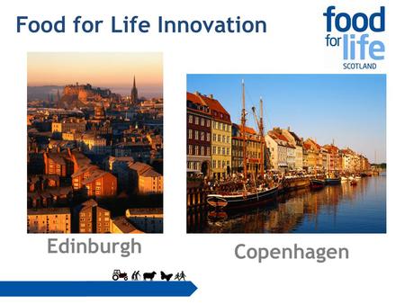 Food for Life Innovation Copenhagen Edinburgh. 3 year pilot by NHS Lothian, University of Edinburgh, and City of Edinburgh Council Steering group also.