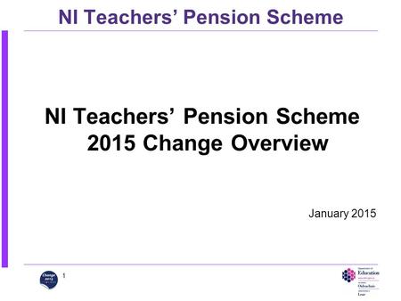 NI Teachers’ Pension Scheme