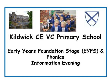 Welcome and thank parents for attending the Information Evening –