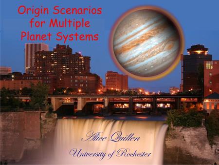 Origin Scenarios for Multiple Planet Systems