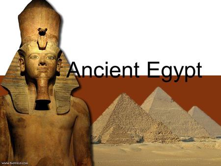 Ancient Egypt. Ancient Kingdoms of The Nile Objectives To Review the Geography of the Nile River Basin To understand the pre-history of the Nile River.