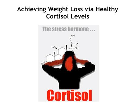 Achieving Weight Loss via Healthy Cortisol Levels
