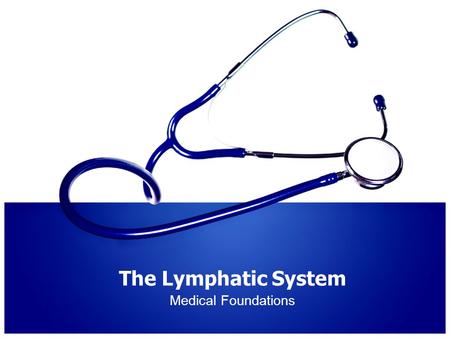 The Lymphatic System Medical Foundations. Anatomy Tonsils and Adenoids: Help protect you from infection by trapping germs coming in through your mouth.