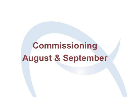 Commissioning August & September. 2 Agenda 11:20 Coffee 11:30 Introduction Sue S 11:35 Controls (an overview) Brian M 10:55 Controls & Data Acquisition.