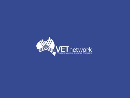 Equity in VET: Participation, Achievement and Transitions Lori Hocking Chief Executive Officer (CEO) VETnetwork Australia.