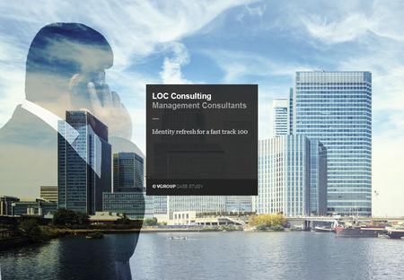 © VGROUP CASE STUDY — LOC Consulting Management Consultants Identity refresh for a fast track 100.
