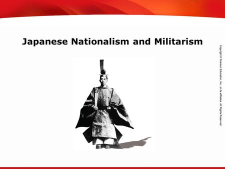 TEKS 8C: Calculate percent composition and empirical and molecular formulas. Japanese Nationalism and Militarism.